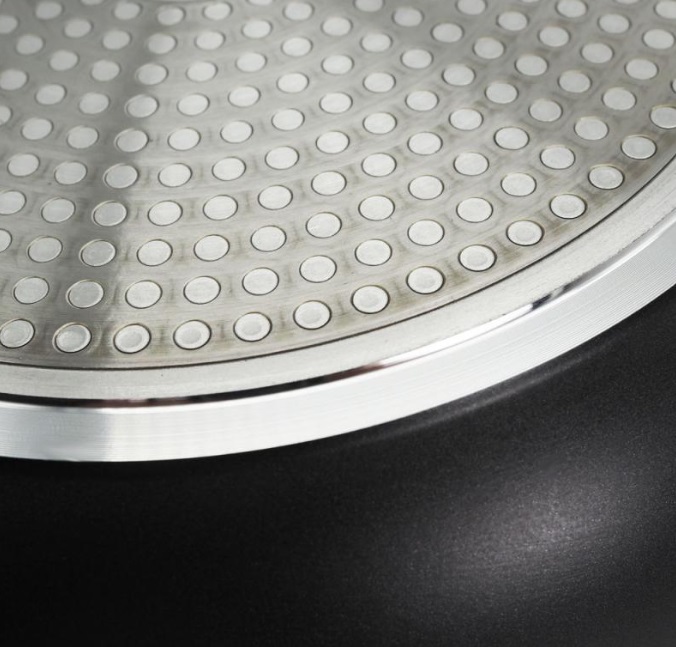 Afbeelding van San Ignacio Koekenpannenset - Koekenpannen Ø20, 24, 28cm - Eco Friendly Pannenset - Rood / Zwart / Grijs