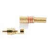 Afbeelding van 10x RCA Stekker Mannelijk Rood Verguld – Metalen Tulp Plug met Trekontlasting – Audio & Video