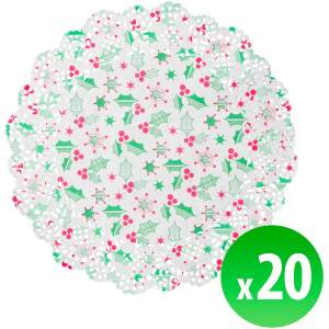 Afbeelding van Kerst, papieren placemat - 16,5 cm - 20 stuks / pak 1 Stuks [58696] - c0bf fcc3 4bce 96de 0799d06340f5