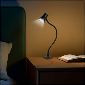 Afbeelding van Flexibele bureaulamp - clip-on - USB - instelbare helderheid en kleurtemperatuur LED - metaal 1 Stuks [20258]