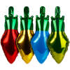 Afbeelding van Kerstdecoratie - ballon - klassieke bol - 26 x 43 cm - 4 stuks / verpakking 1 Stuks [59715] - c210 e70d 4e6f