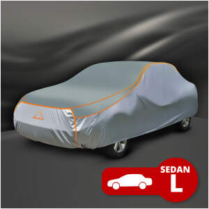 Afbeelding van Autohoes Hagelbescherming Sedan L - 483x165x120 cm - 150D Oxford met EVA Schuim, Zijklep & Reflecterende