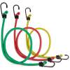 Afbeelding van Set van 6 Elastische Snelbinders - 2×45/60/80 cm met Metalen Haken, Elastisch & Veilig voor Auto, Boot