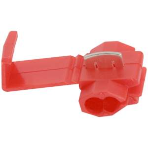Afbeelding van 20x Snap-On Kabelconnector Rood – Kabelverbinders voor 1 of 2 Draden – Snelkoppeling – Automotive