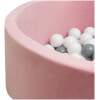 Afbeelding van Roze Ballenbak voor Kinderen - Ø 90 cm - Zachte Schuimwanden - Wasbare Hoes - Ontwikkelingsspeelgoed vanaf 1