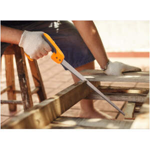 Afbeelding van Professionele Houtzaag met Open Handgreep - Flexibel Zaagblad, Gehard Staal - 350 mm | Voor Precieze