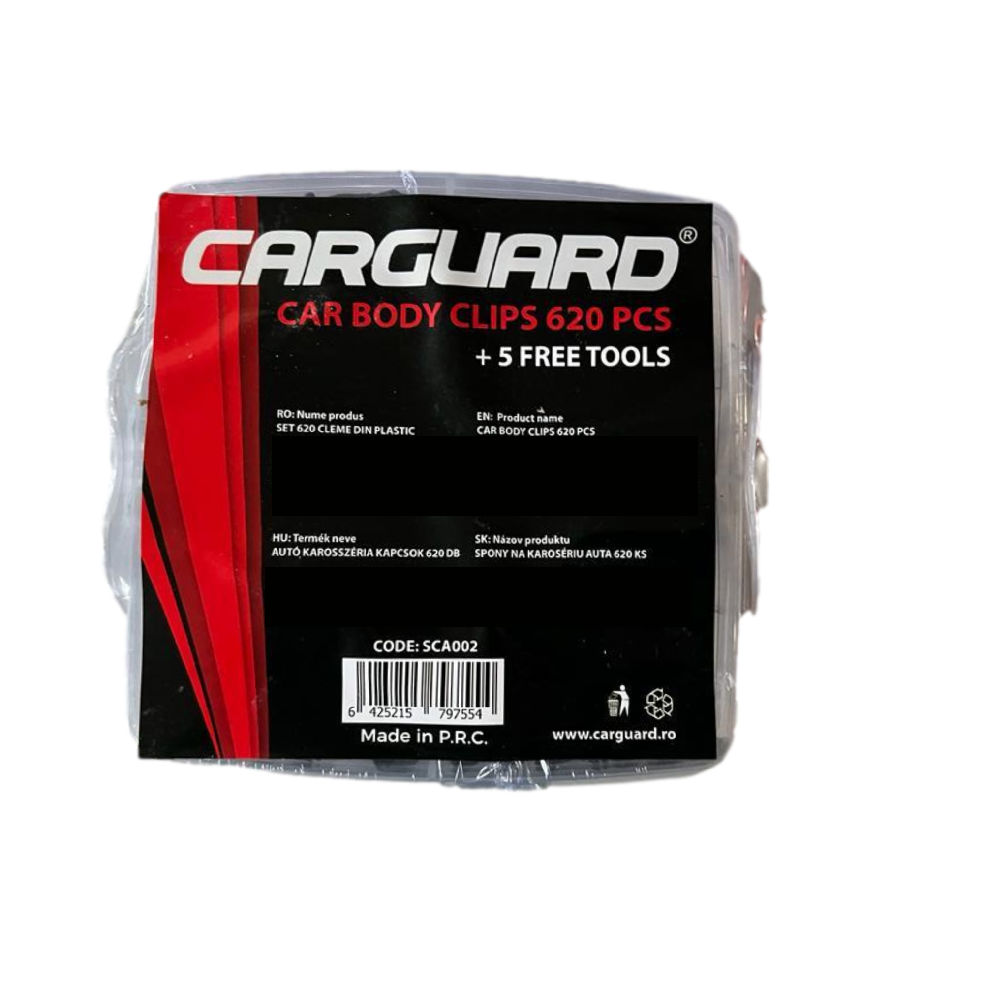 Afbeelding van Plastic Clips Popnagel - 625 stuks - Motor Kuip Clips - Auto Interieur Montage Clipjes - Trim Paneel -