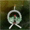 Afbeelding van Kerstdecoratie - hangend - zilveren krans - 10 cm 1 Stuks [58566A] - ca21 368b 4e28 b670 d4ca6c162a4a