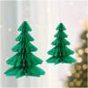 Afbeelding van Kerstboom Ornament 3D – Papieren Dennenboom – Hangende Kerstdecoratie – Groen 2 Stuks [58639B] - ca94