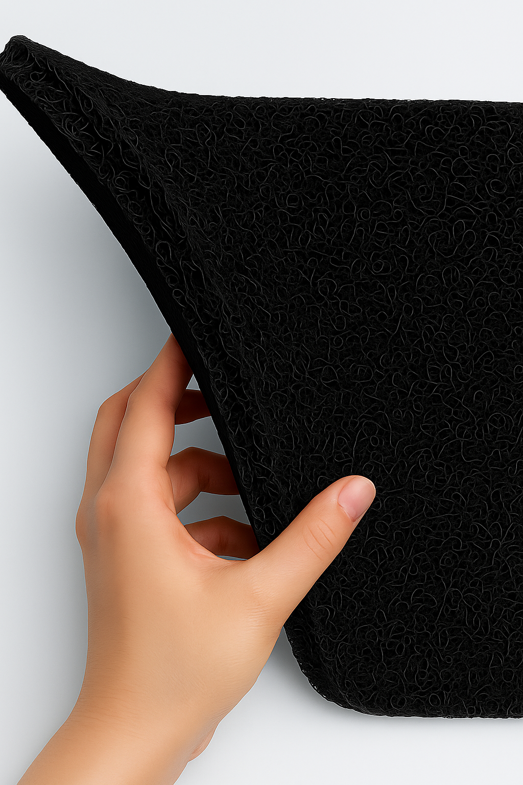 Afbeelding van HSXL - Antislipmat - 60x60CM - Incl. Netspons - Antislip Douchemat Zwart – Anti Slip Douche Cabine Mat –