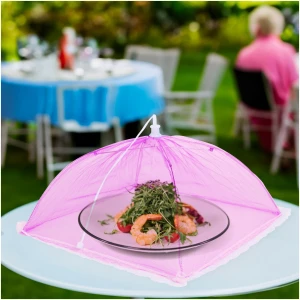 Afbeelding van Voedselbeschermingsnet - roze - 30 x 30 cm 1 Stuks [57187B] - cbc2 a831 4146 bc78 aab3cd2ccce5