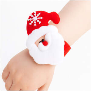 Afbeelding van Kerst Armband & Haar Donut – Santa Claus – 2-in-1 Accessoire (Armband Of Knotmaker) – Zacht En
