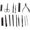 Afbeelding van 16-delige Professionele Manicure Set & Pedicureset met Nagelvijl & Nageltang – Nagelset met