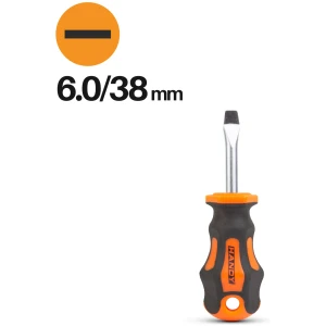 Afbeelding van Platte Schroevendraaier - 38 mm - 6.0 1 Stuks [10517] - d06d 2fb5 4a6d b070 30a058866b2a 1