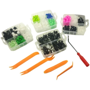 Afbeelding van Plastic Clips Popnagel - 475 stuks - Motor Kuip Clips - Auto Interieur Montage Clipjes - Trim Paneel -