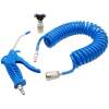 Afbeelding van Pneumatisch Blaaspistool met 5m Spiraalslang - Polyurethaan PU - Snelle Aansluiting - Max 10 Bar -