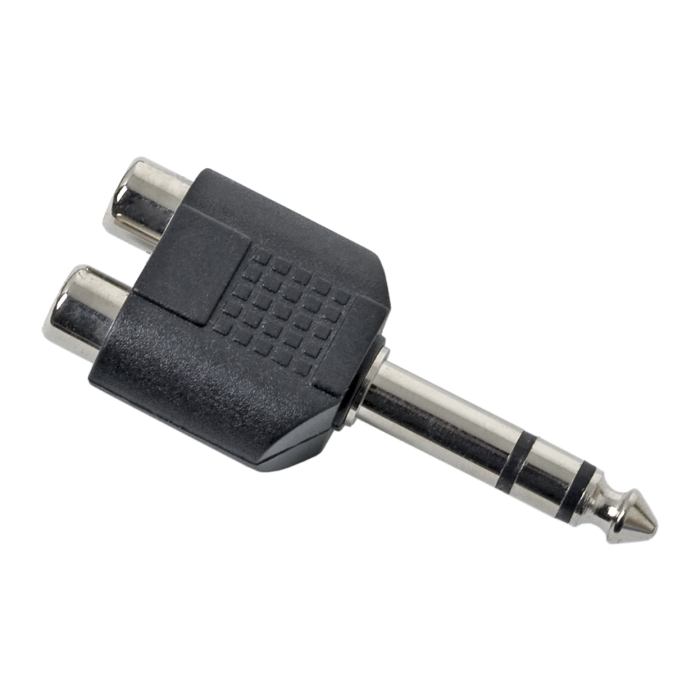 Afbeelding van 10x RCA naar 6,3 mm Jack Y-Adapter – 2× RCA Female naar 6,3 mm Jack Plug – Stereo Audio Converter - 10