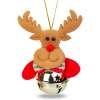 Afbeelding van Kerstboomversiering - Rendier met bel - 11 x 10 cm 1 Stuks [58589B] - d4e0 07d1 4bb7 bbd9 31de5639f8e9