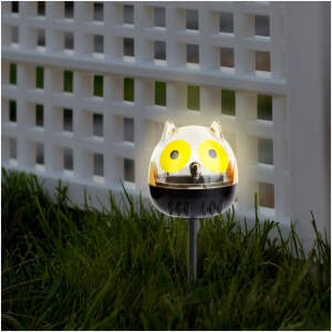 Afbeelding van LED-zonnelamp - uil - koel wit - groen - 150 x 50 x 50 mm 1 Stuks [11240E] - d505 022e 4559 a223 003a40e36e1a