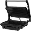 Afbeelding van Eldom GK120 Contactgrill – 1000W RVS – Anti-aanbak Grillplaten 25,5x17,8cm – Beweegbare Bovenplaat –