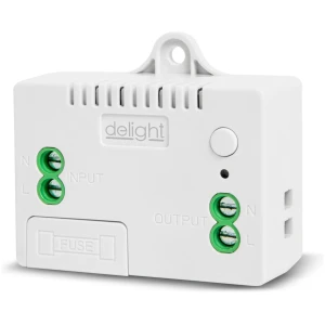 Afbeelding van Draadloze KINETIC wandschakelaar regelunit - 110-230V, 500W - 433MHz - compatibel met Delight KINETIC