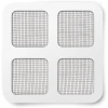 Afbeelding van Muggengaas reparatiepatch 10×10 cm - grijs - 4 stuks zelfklevend, op maat te knippen [11610GY] - d8f9 ffca