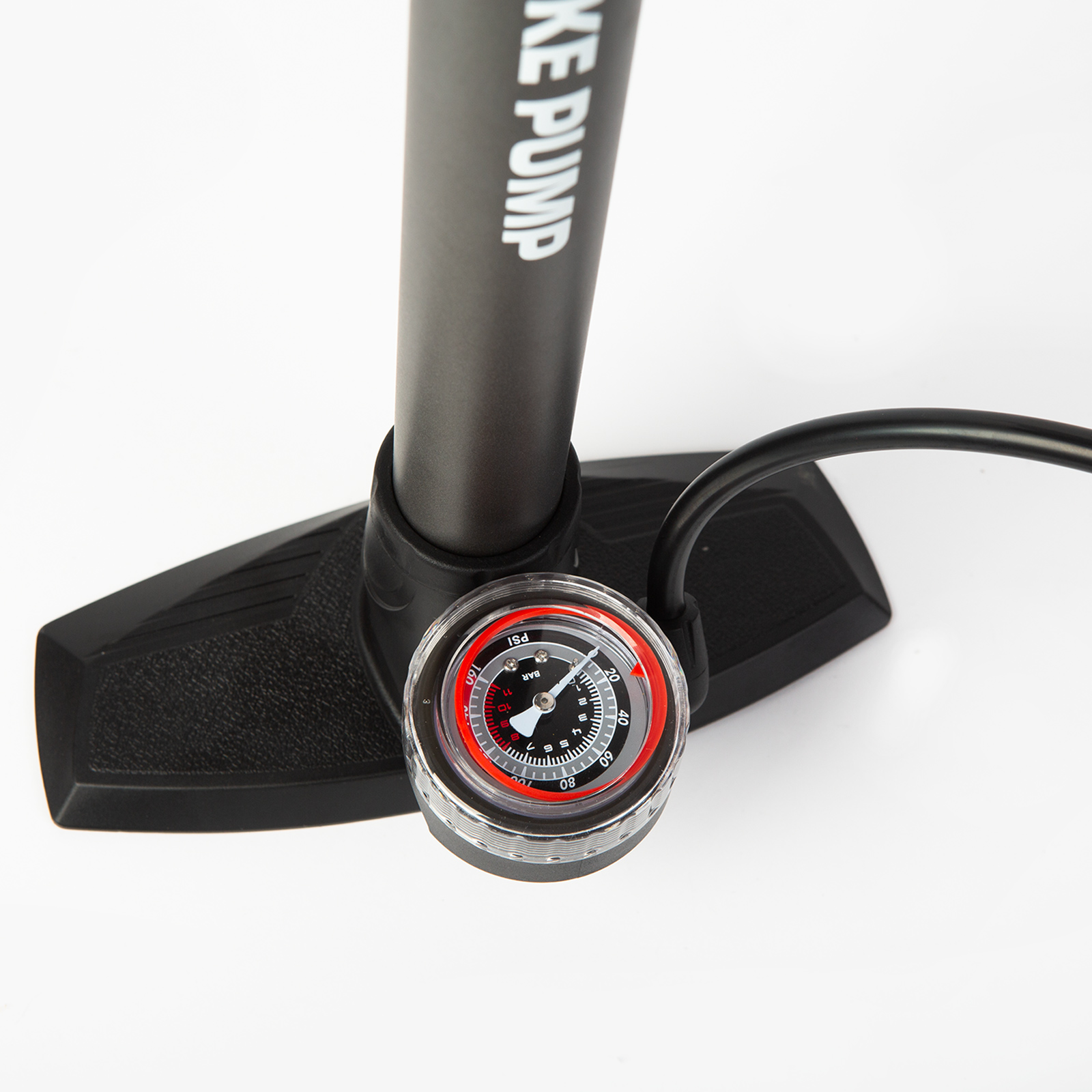 Afbeelding van WheelZone - Fietspomp met Universele opzetstukken - Ballenpomp / Handpomp - 38 x 500 mm - Zwart 1 Stuks