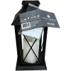 Afbeelding van Landelijke Tuin Lantaarn met LED Kaars Solar - Windlicht op Zonne-Energie - Tafellamp voor Buiten met