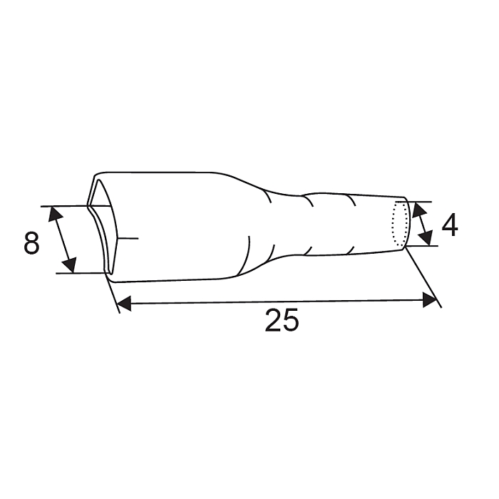 Afbeelding van Isolatiehuls voor kabelschoen – Transparante terminal isolatie – Voor elektrische aansluitingen - voor