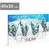 Afbeelding van LED-afbeelding - "Laat het sneeuwen" - 2 x AA, 40 x 30 cm 1 Stuks [58479] - da4b a94e 4f5e 9fc3