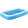 Afbeelding van Opblaasbaar familiezwembad Bestway - 305×183×46 cm - 850L - 2 luchtkamers - met reparatiepatch - wit/blauw