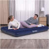 Afbeelding van Bestway éénpersoons (of tweepersoons) Velours Luchtbed 191×137×22 cm - Enkel & comfortabel - Blauw -