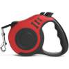 Afbeelding van Automatische Hondenriem 5 m - Met Remsysteem & Snelle Terugtrekking - Anti-slip - Rood - Huisdieren
