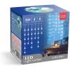 Afbeelding van Lichtgordijn - 200 LED's - koel wit - netvoeding - IP44 - 4,2 m - 8 programma's 1 Stuks [58901B] -