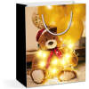 Afbeelding van Cadeauzakje - 10 LED's, papier - 265 x 127 x 330 mm - 2 soorten / verpakking 12 Stuks [58321] - e3fe