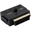 Afbeelding van SCART naar RCA Adapter met S-Video – 3x RCA + S-Video Vrouwelijk naar Euro-SCART Stekker – Verguld met