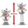 Afbeelding van Kerst rendier decoratie - met telescopische poten - 45 - 60 cm 1 Stuks [58345] - e80d f3dd 4dc2 b60e