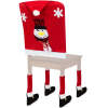 Afbeelding van Kerst Stoelhoezen Decoratieset - Sneeuwpop - 50 x 60 cm - rood/wit 1 Stuks [58737B] - e82c 211a 4eb4 ae99
