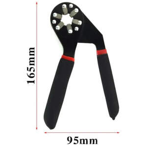 Afbeelding van Universele Steeksleutel alternatief - Moerentang / Sleuteltang - 7-14 mm - Ergonomisch - Antislip [A0160] -