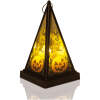 Afbeelding van Halloween LED lantaarn - pompoen - warm wit - zwart - 9,5 x 9,5 x 17 cm - 2 x AAA 1 Stuks [56549A] - e889