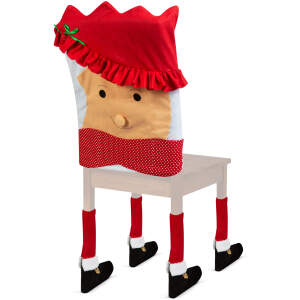 Afbeelding van Kerst Stoelhoezen decoratieset - Sneeuwpop - 50 x 55 cm - rood/wit 1 Stuks [58736B] - e88d edd9 4ae8 aa8d