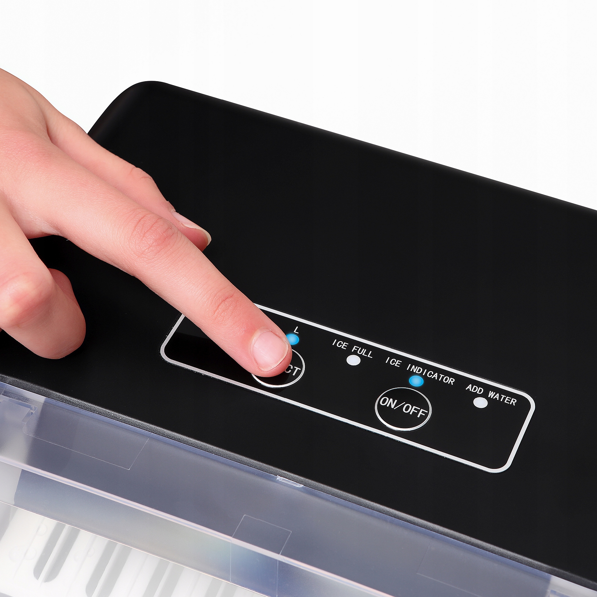 Afbeelding van ELDOM - Ideal IJsmachine / Ijsblokjes Machine met Deksel– 12 kg/24 u – 100 W – 1,3 L reservoir