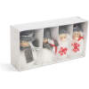 Afbeelding van Kerstboomversiering - polyester sneeuwpop - 10 cm - 4 stuks / verpakking 1 Stuks [58725] - ea9b dc15 4b22