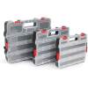 Afbeelding van Stapelbare Sorteerdoos - 310 x 389 x 67 mm - Organizer / Gereedschapsdoos met Vakken en Transparant Deksel