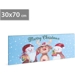 Afbeelding van Kerst LED-schilderij - wandhanger, 2 x AA, 70 x 30 cm 1 Stuks [58464] - ec05 1c83 4f56 ae01 800db69338ac 1