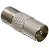 Afbeelding van 10x F-Connector naar TV Coax Adapter – Coax Verloopstekker met Vergulde Pin – Antenne Adapter voor TV