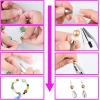 Afbeelding van N'JOY LIFE - DIY Sieraden Maken Set – 4655-delig Knutselpakket voor Meisjes – In 3 laags opbergbox