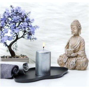 Afbeelding van Kaars - zilver, ongeparfumeerd - 130 g 1 Stuks [58807C] - ef85 a62d 4c5d 8b61 95874721b555