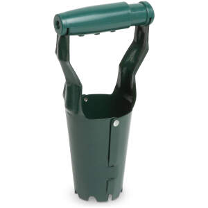 Afbeelding van Metalen bollenplanter met veermechanisme - ergonomisch plantschepje met diepteschaal (23 cm) [11281] - f33d