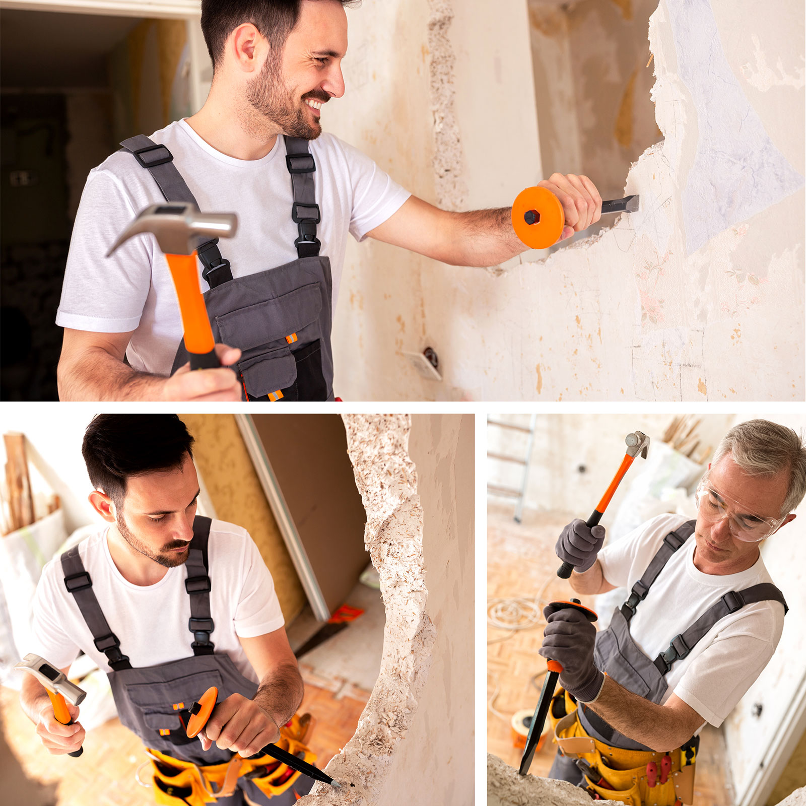 Afbeelding van Platte Beitel Voor Steen / Beton – Vlakbeitel Met Handbeschermer – 300 Mm Lengte – 18 Mm Snijbreedte